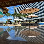 Maravilhoso apartamento 2 quartos vista mar no Ondina Apart